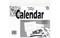 Accent Design Paper Accents DIY 8.5x11 Blank Calendar – 14-Month Landscape White Blank Calendar Sheets for Wall, Desk, or Planner – Undated Customizable Monthly Organizer